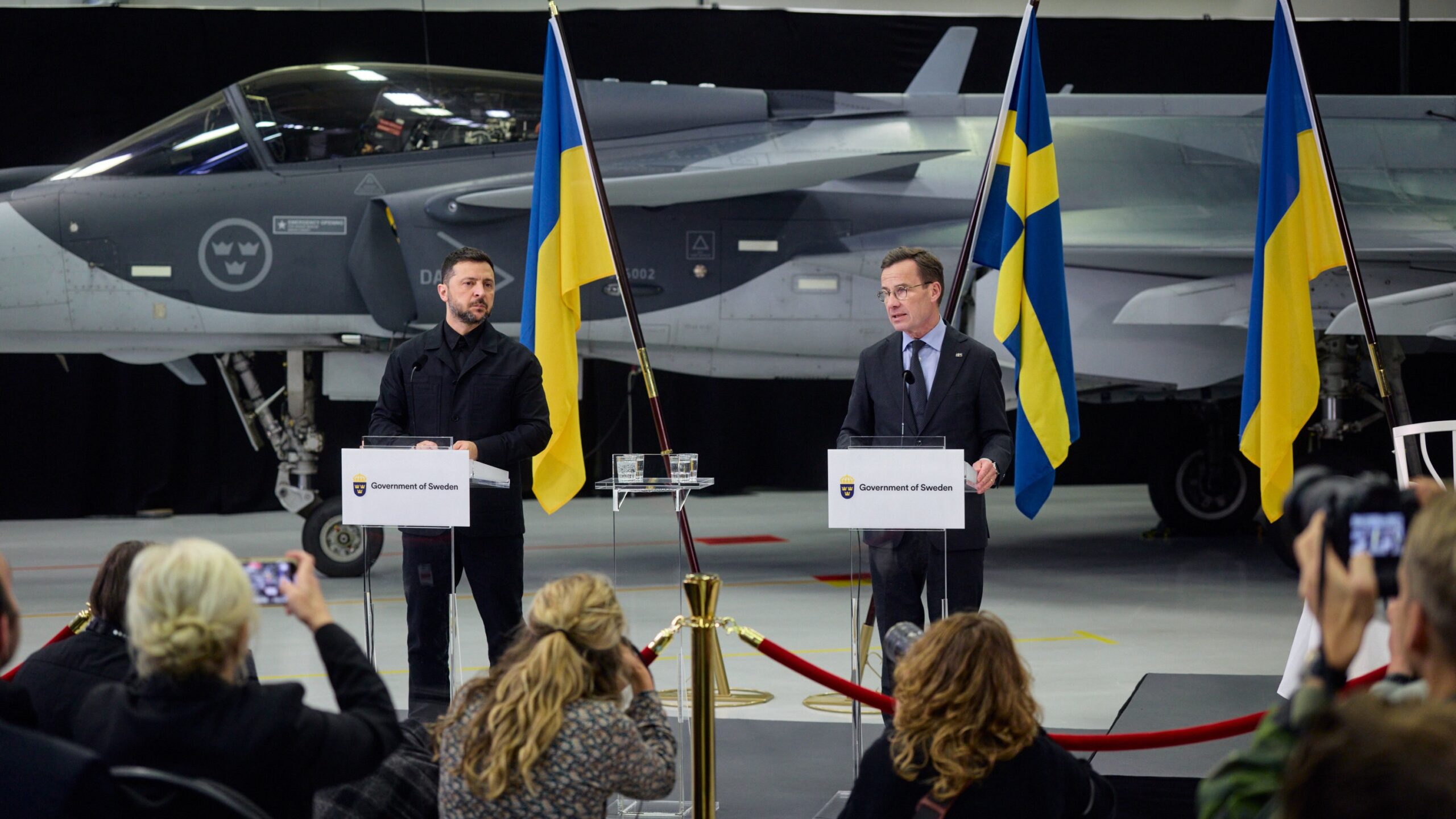 Suecia abre la puerta a suministrar hasta 150 cazas Gripen a Ucrania