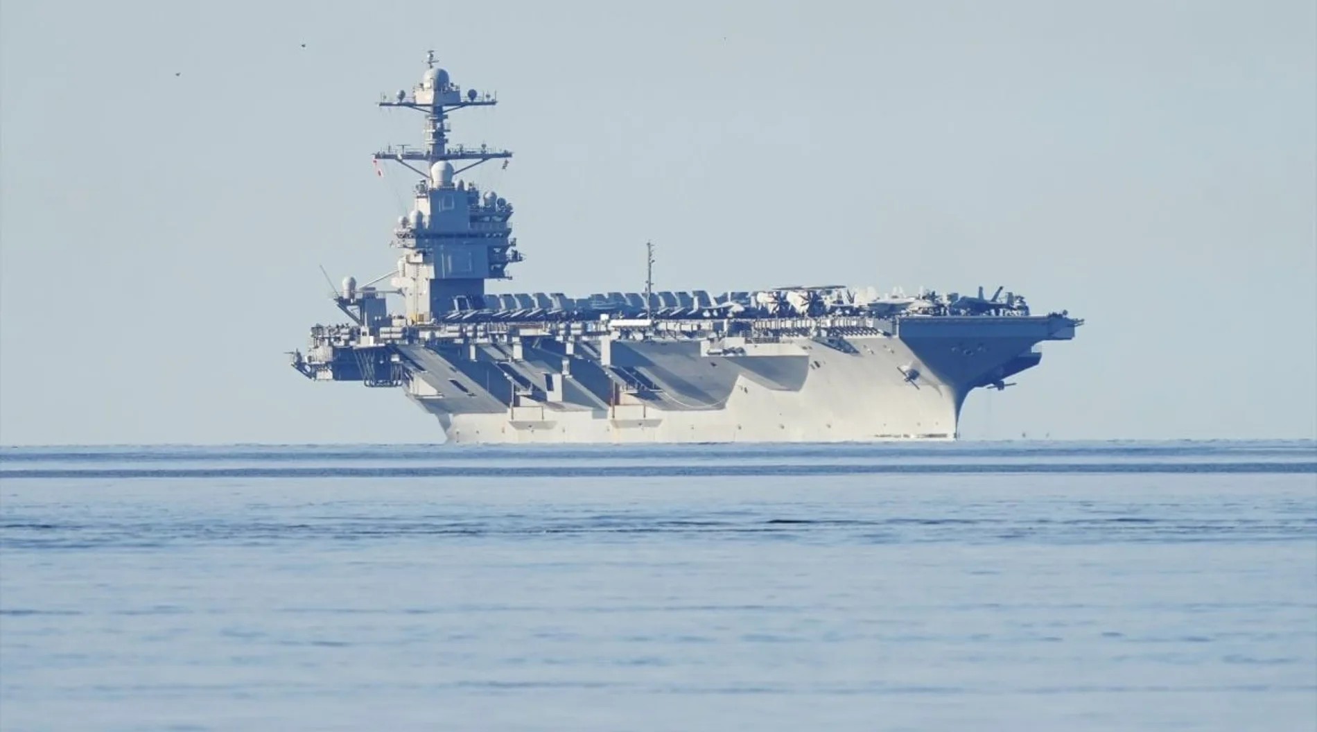 Estados Unidos despliega el portaaviones Gerald Ford en el Caribe en medio de tensiones con Venezuela